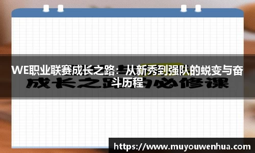 WE职业联赛成长之路：从新秀到强队的蜕变与奋斗历程